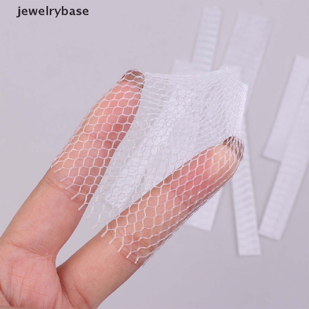 [jewelrybase] 20pcs Mesh Fleksibel Jaring Pelindung Penutup Make Up Brushes Guard Alat Kecantikan Butik