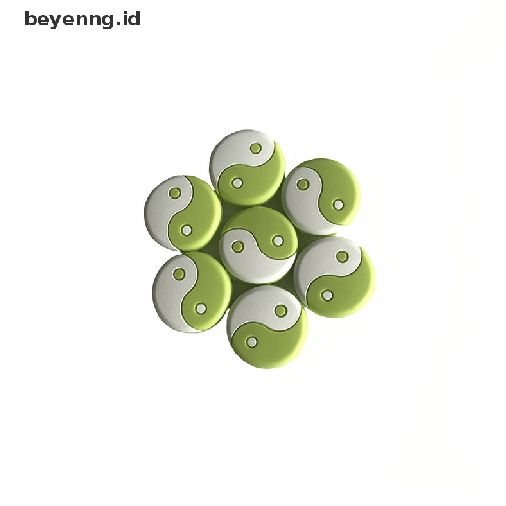 Beyen 10Pcs Silikon Raket Tenis shock absorber Tai Chi 5warna full Jaring Penyerap ID