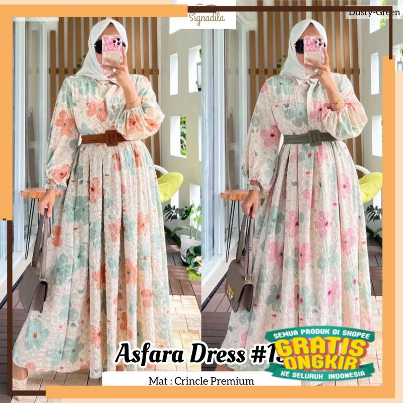 SERIES RAMADHAN RAYA 2023 (( READY )) ASFARA DRESS #13 #16 #19 ORI BY SIGNADILA • AVIKA #4 NABTIK //