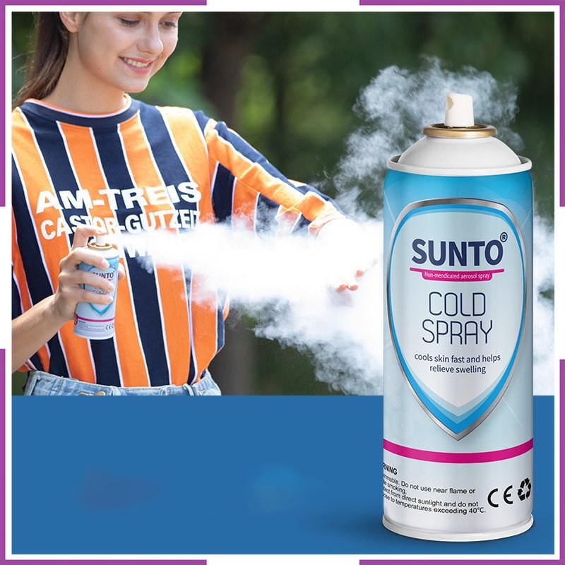 PROMO COD + Sunto Kompress Dingin Spray Sports Cooling Cold Relieves Muscles 255g - ST2010 - No Colo