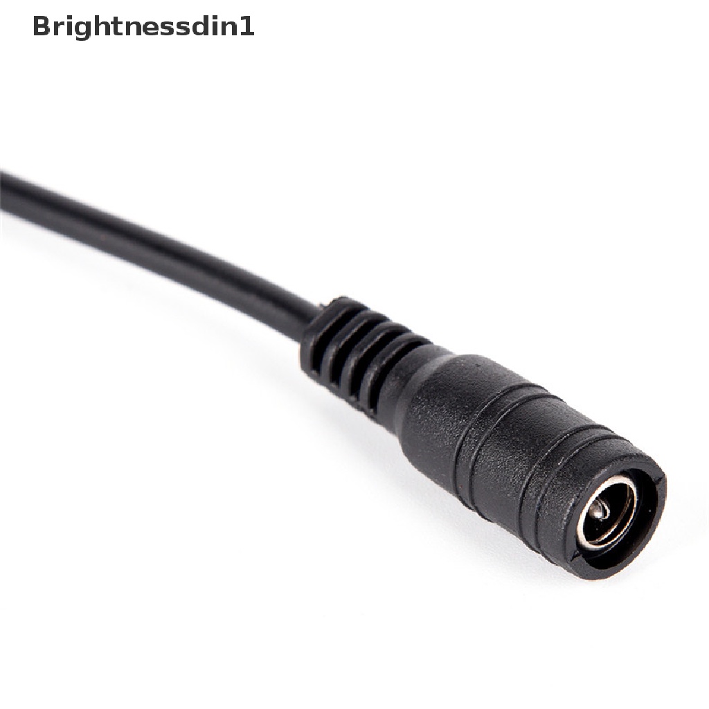 [Brightnessdin1] 5pasang Pengaman 5.5x2.1mm Male+Female DC Power Socket Plug Connector Kabel Kawat Butik