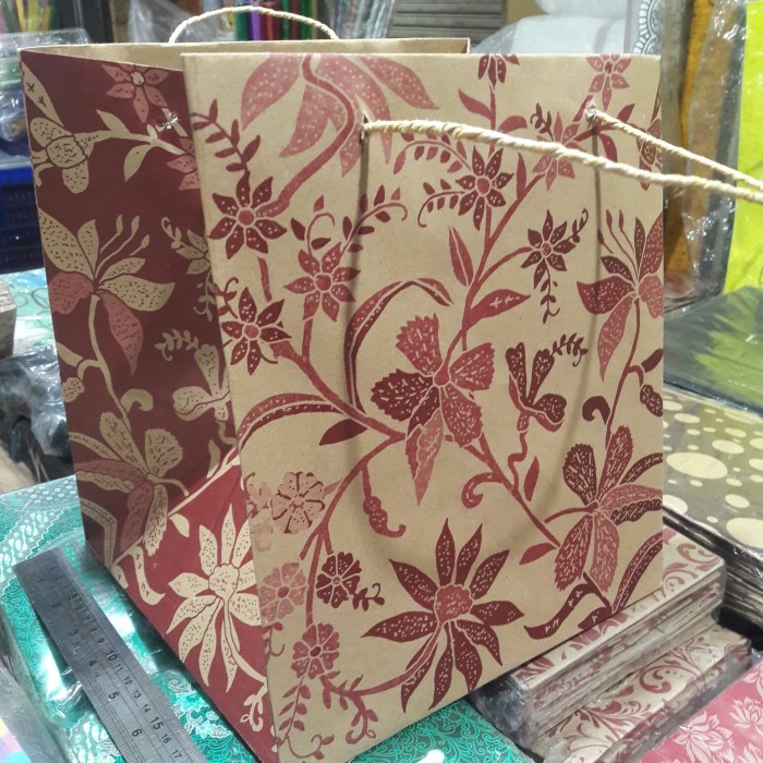 

⭐BISA COD⭐ paper bag / tas kertas untuk dus nasi