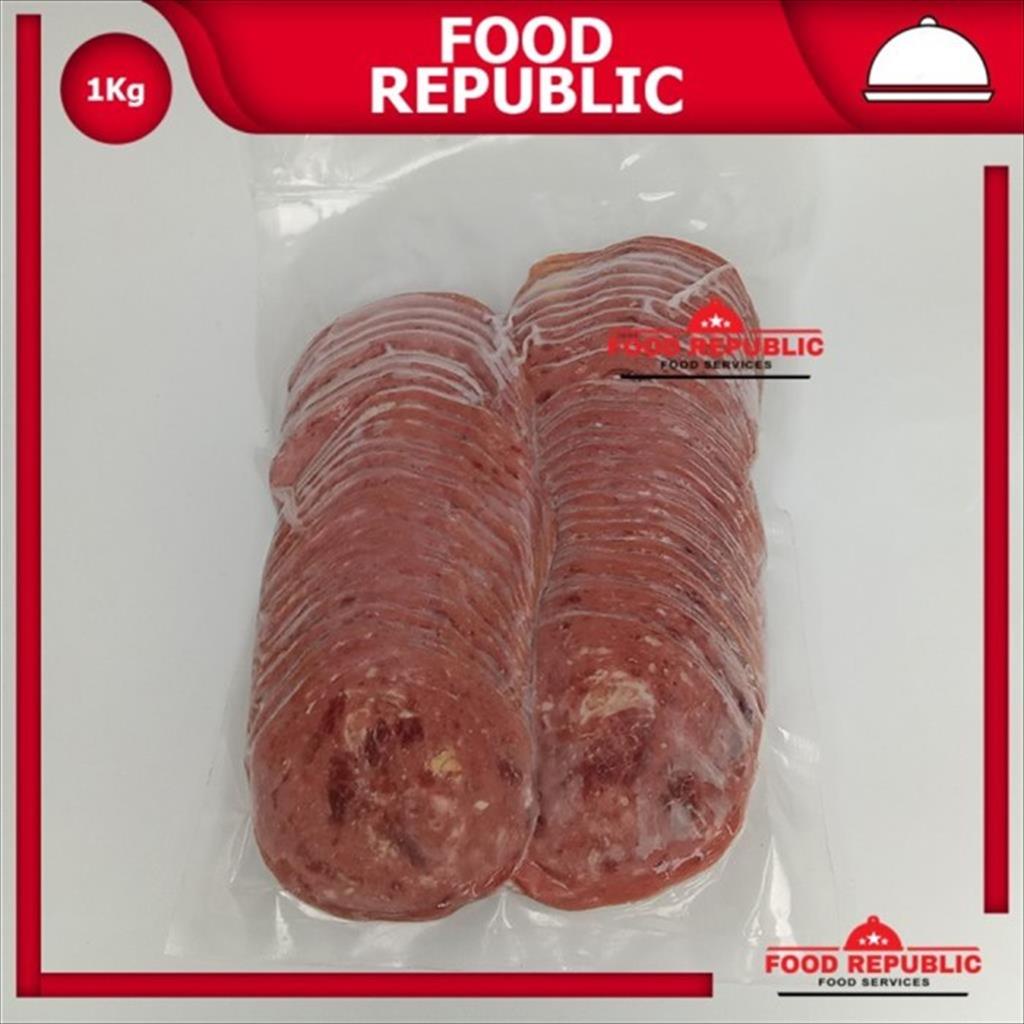 SMOKED BEEF DAGING SAPI ASAP SLICE 1 KG HALAL PREMIUM ENAK