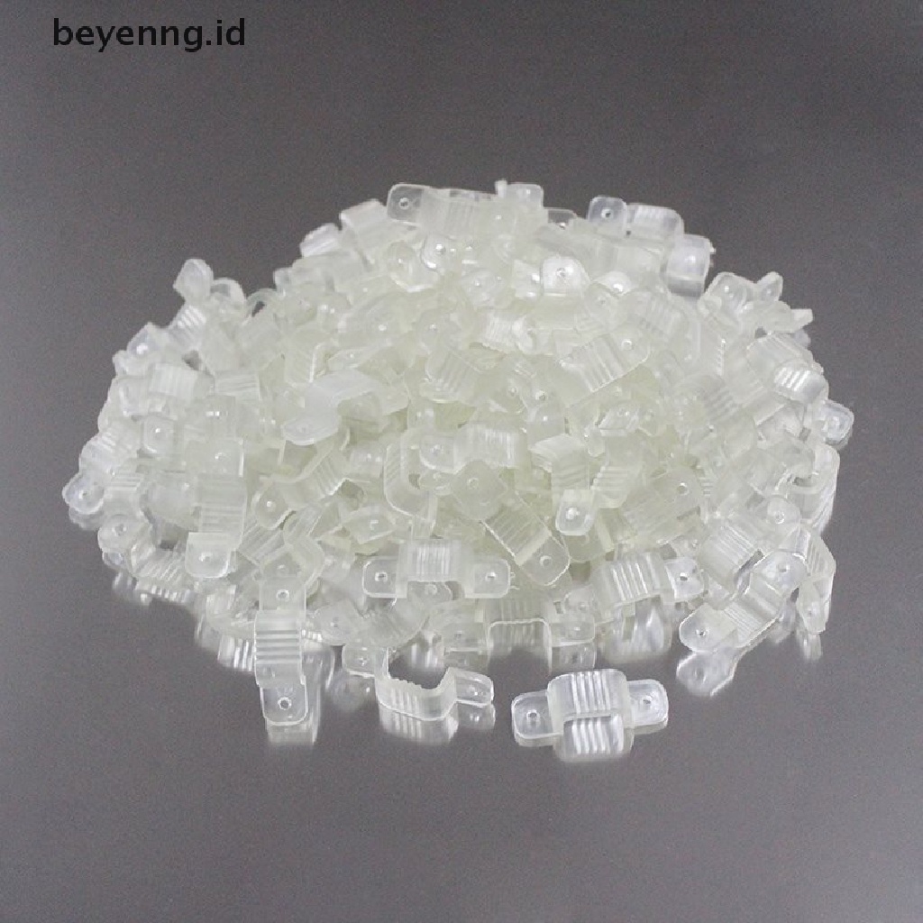 Beyen Klip Pengikat Lampu Strip LED Flexible Moung Fixer Untuk Memperbaiki LED Strip Clip ID