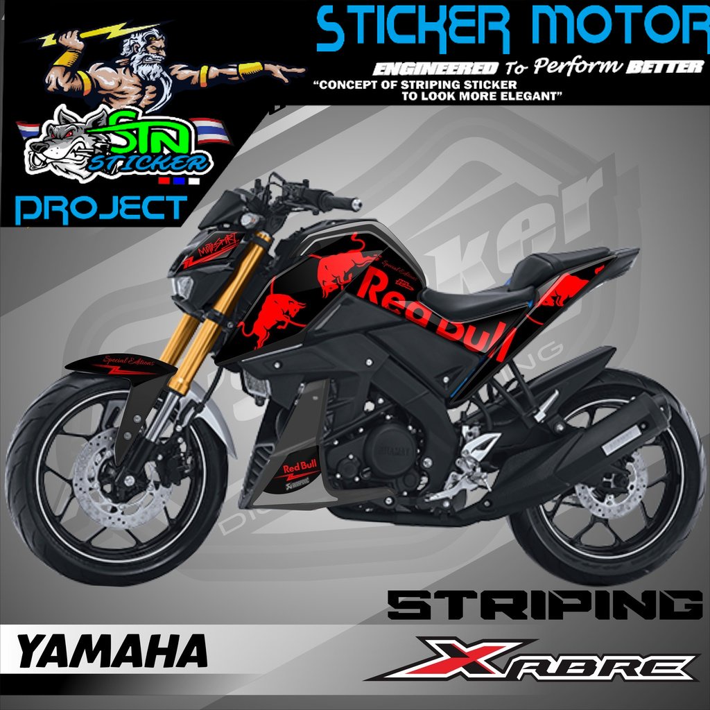 Xabre Stiker Striping  XABRE - Stiker Motor Yamaha Xabre List Variasi Hologram AR.S2 010