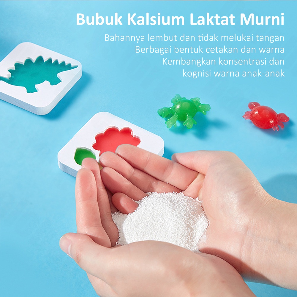 Halo Baby mainan edukasi magical waterscape DIY Edukasi Kreatif Jelly Warna