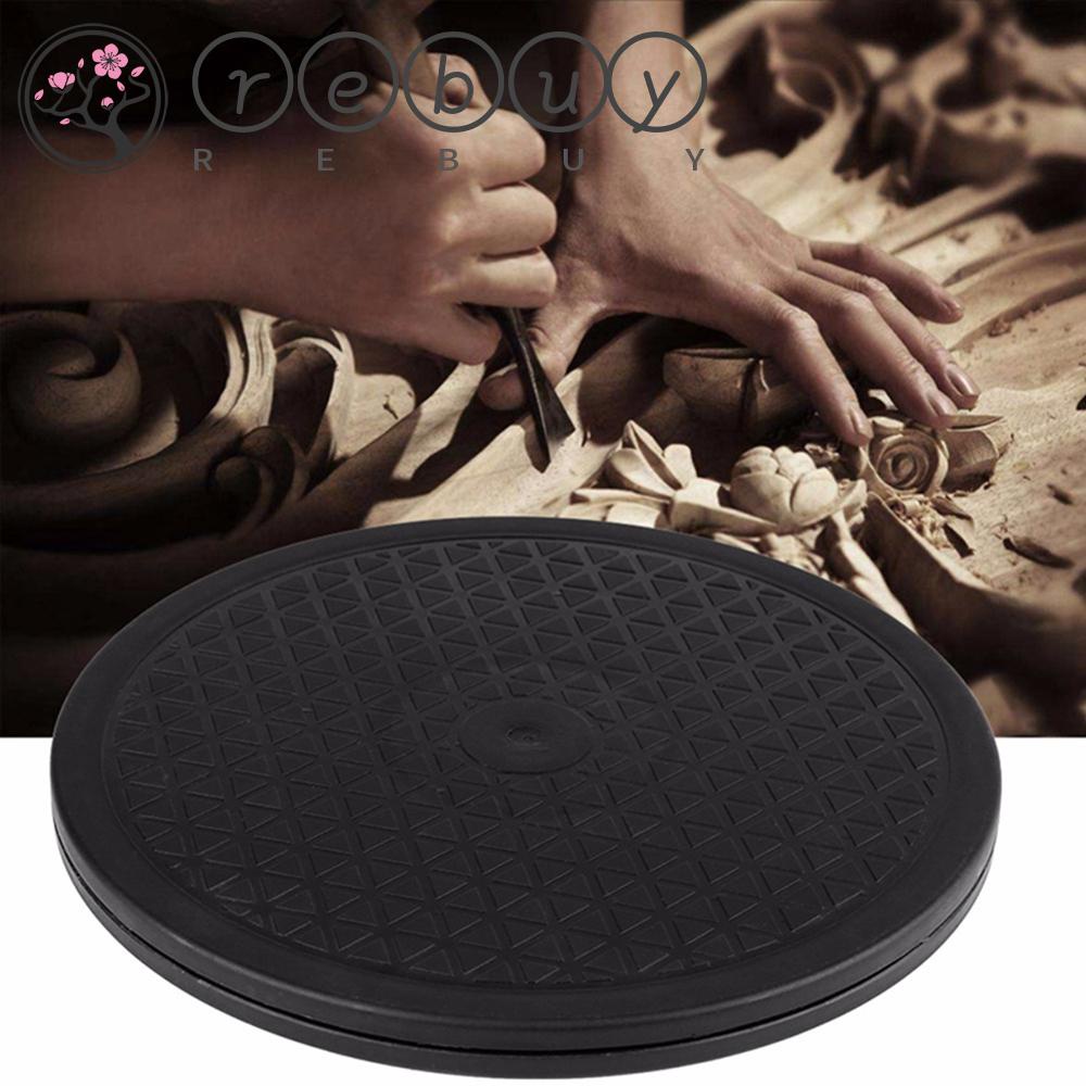 REBUY Lazy Susans Pottery Turntable Big Screen Monitor Rotary Plate Clay Sculpture Tool Wheel Rotate Kitchen Ceramics Tool Heavy Duty Table Mat Turnplate