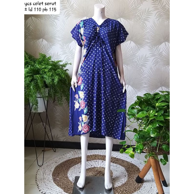 YCS Colet SERUT Daster Yukensi Ld 110 Pb 115 Rayon Premium Daily Dress Batik Cap Coletan Pekalongan 