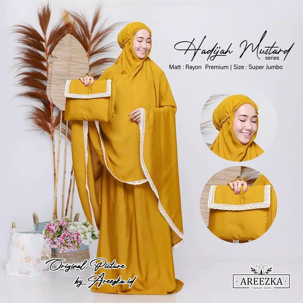 [New Arrival] Mukenah Lebaran Mukena Dewasa Rayon Bali Premium Mukena Traveling Rayon Khadijah Hadij