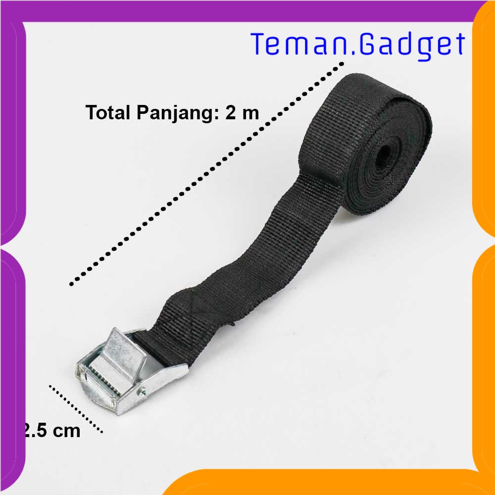 TG - TRV XhaoR Tali Strap Pengikat Barang Cargo Belt 2 Meter x 2.5 cm - XR2