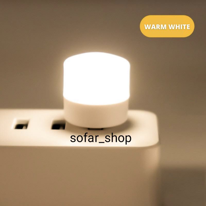 Lampu emergency / Lampu tidur Mini LED USB Protable Kecil / LAMPU BACA