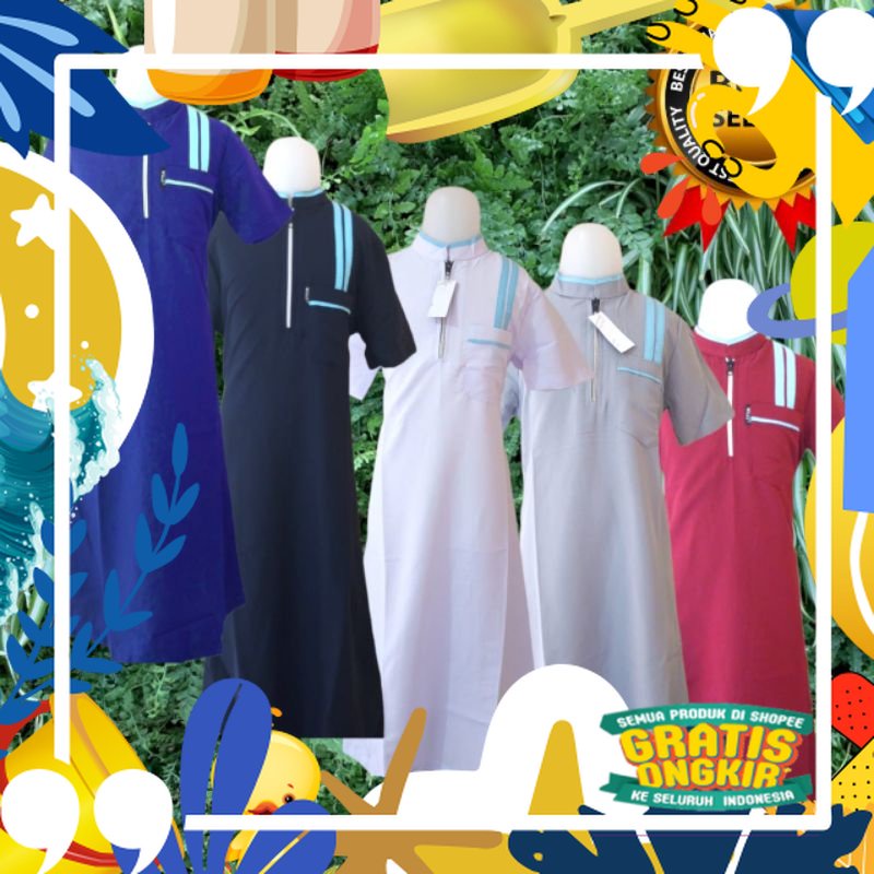 Motif polkadot / JUBAH ANAK LAKI-LAKI AR-ROHMAN TERBARU