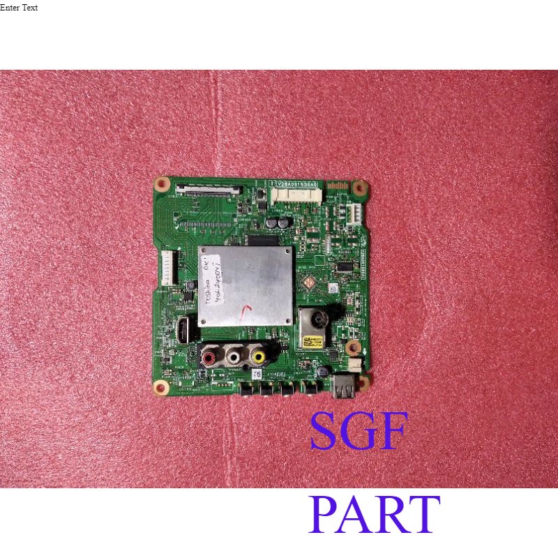 TOSHIBA 40L2400VJ MAINBOARD- MOTHERBOARD- MB TV LED TOSHIBA 40L2400VJ