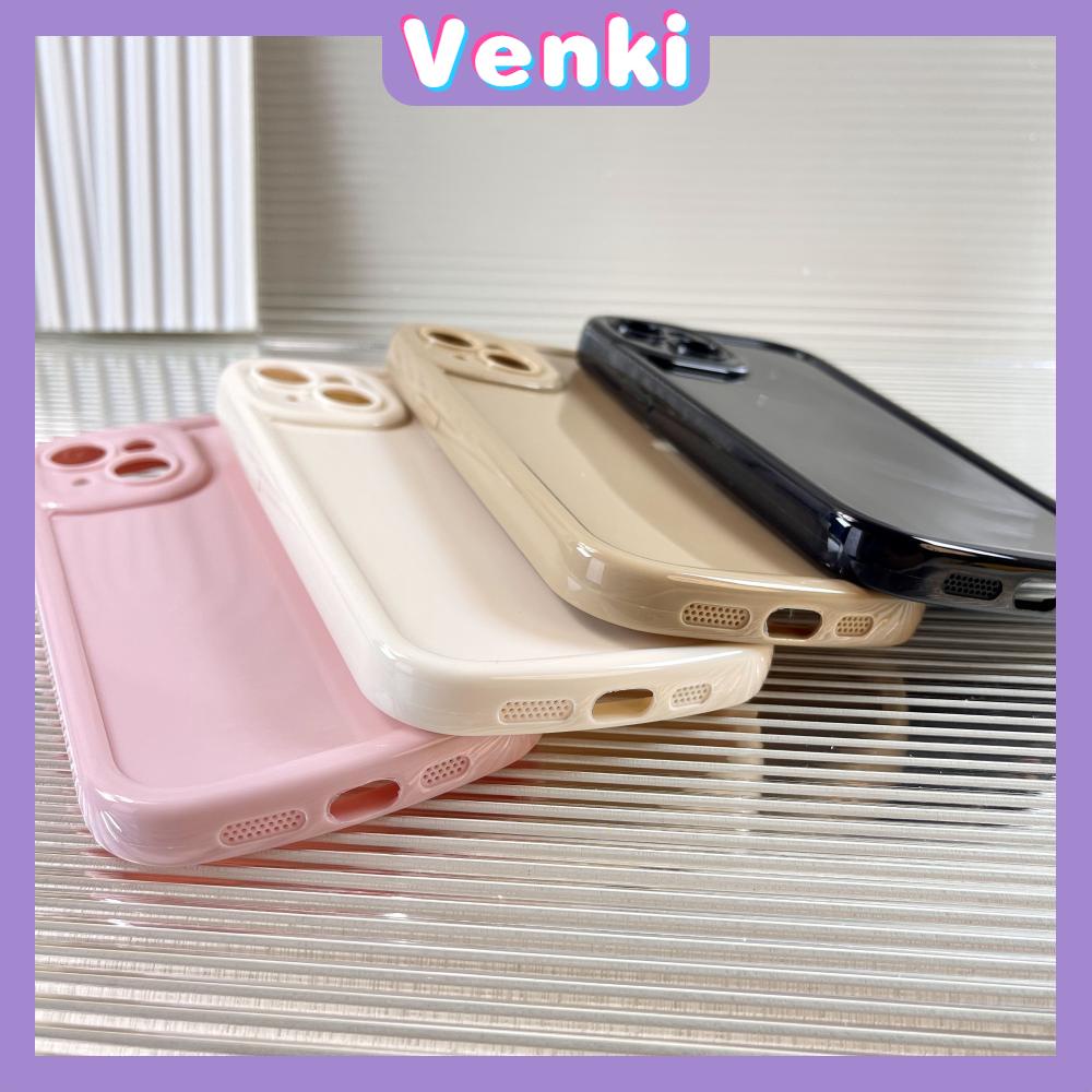 Case iPhone 11 Pro Max TPU Soft Simple Case Glossy Bubble Case Pink White Brown Black Camera Protection Shockproof For iPhone 14 13 12 11 Plus Pro Max 7 Plus X XR