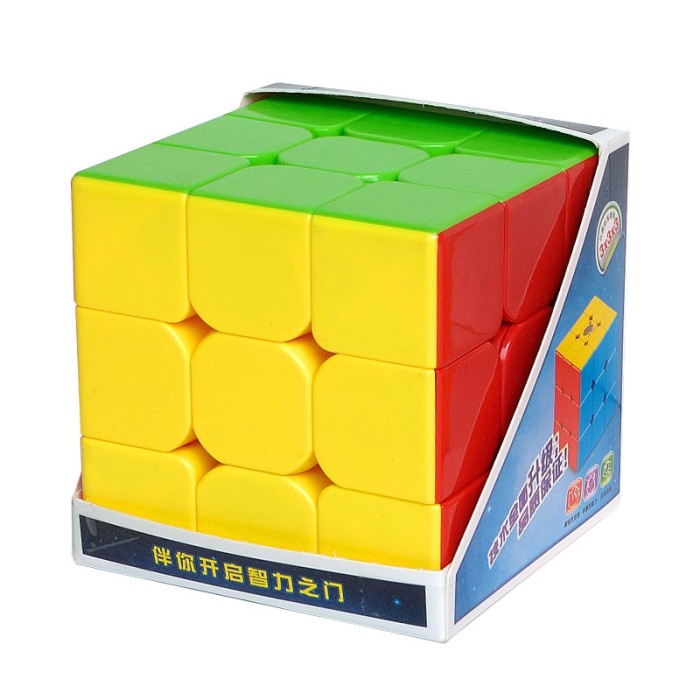 Rubik 3x3 9 CM Stickerless - Rubik 3x3 9cm