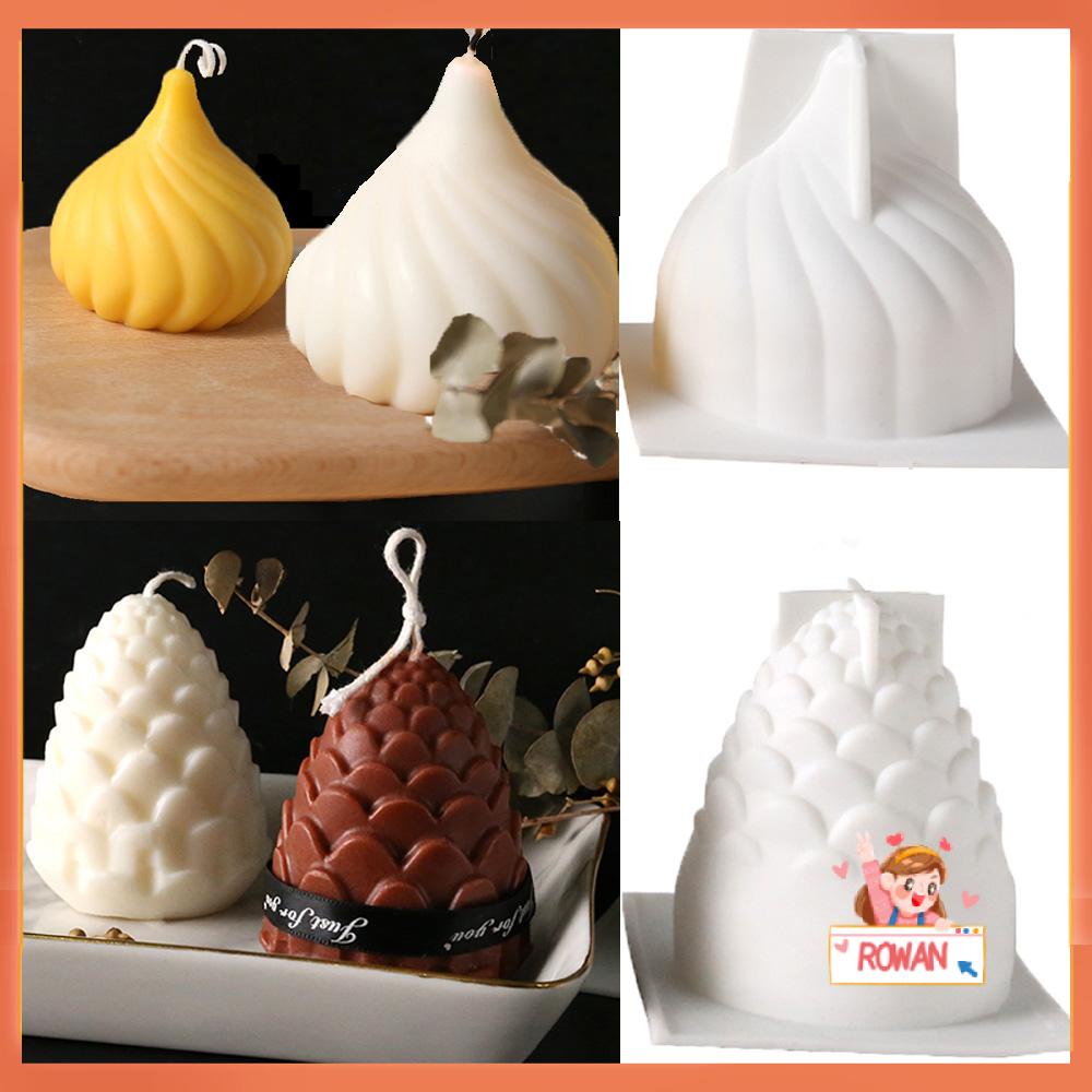 R-flower 3D Silicone Candle Mold Ornament Cetakan Sabun Clay Alat Cetakan Bawang