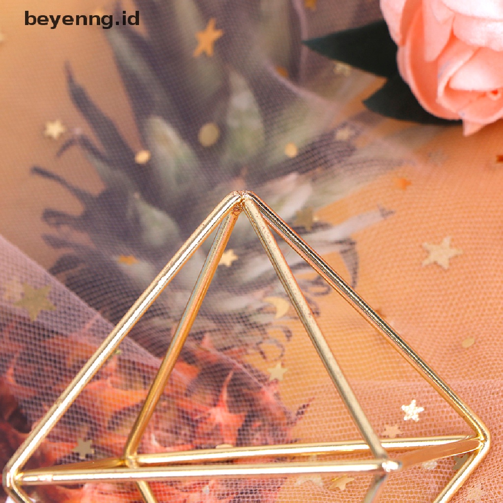 Beyen New Planters Gantung Geometris Ayunan Besi Tempa Tillandsia Air Plants Holder ID