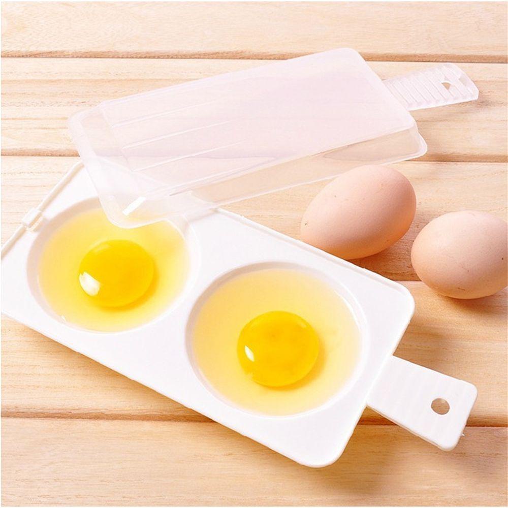 Solighter Telur Ayam Microwave Makanan Gadget Baking DIY Microwave Telur 2telur Kuras Egg Boiler