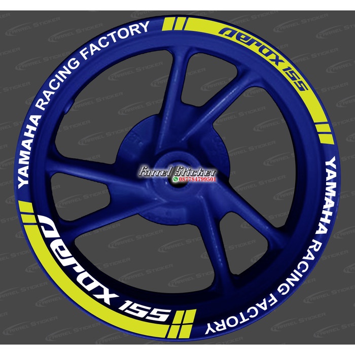 Stiker Velg Sticker Velk Aerox Stabilo