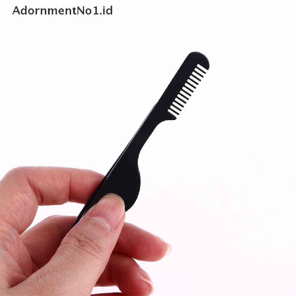 [AdornmentNo1] Pinset Bulu Mata Palsu Fake Eyelashes Aplicator Alat Dengan Sisir Stainless [ID]