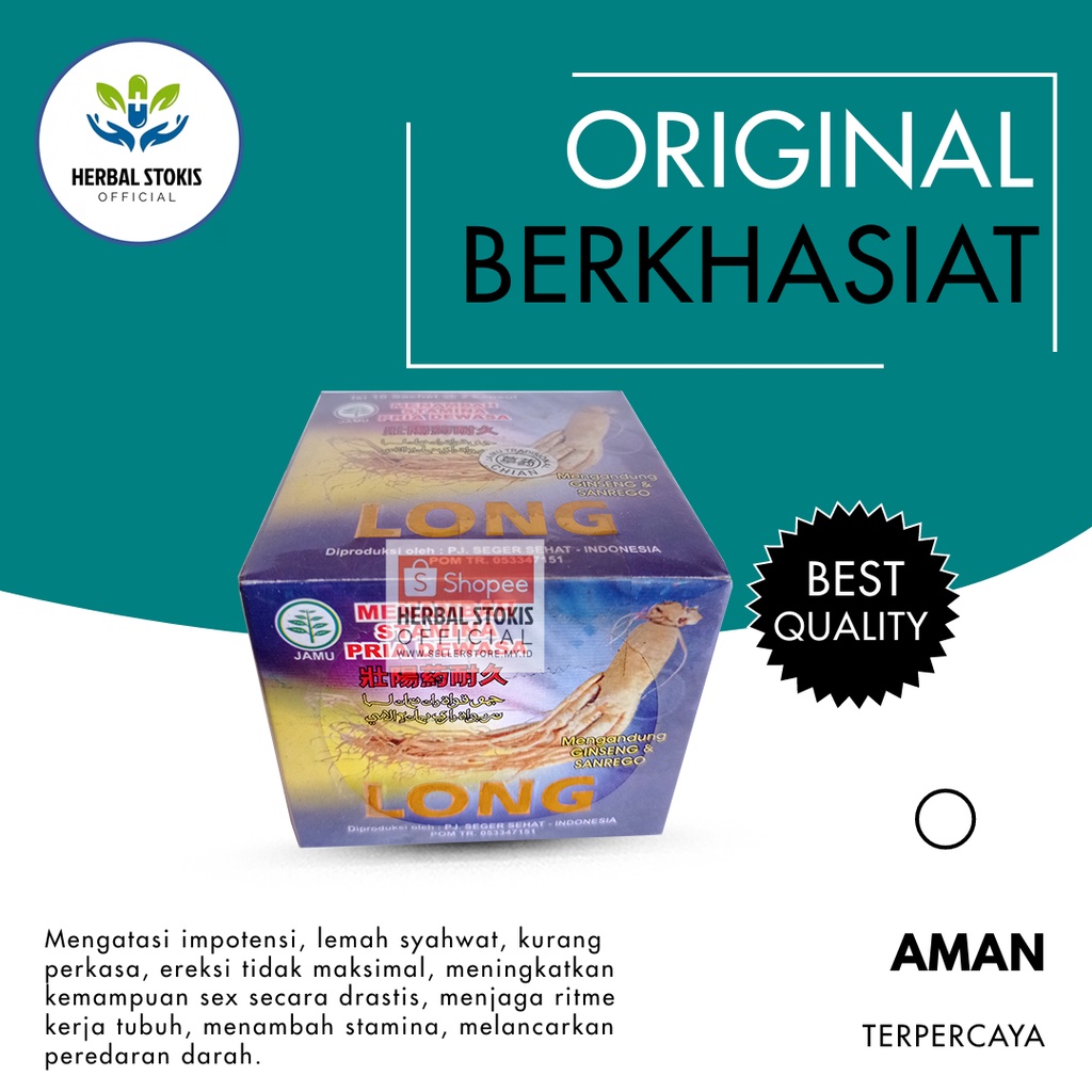 

Suplemen Kapsul Herbal KapsulLong Original Kapsul Obat Jamu Pria (Kuat) Dan Tahan Lama