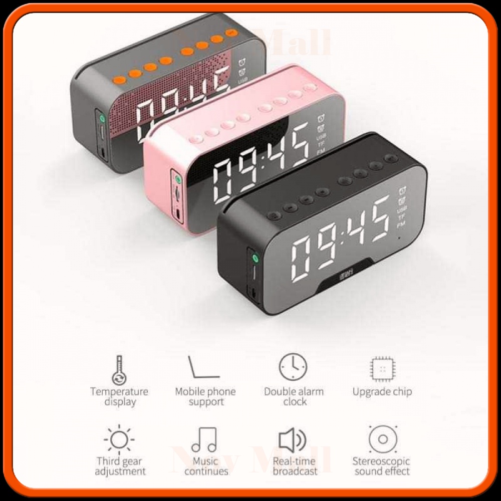 Jam Alarm Clock with Bluetooth Active Speaker TF AUX FM -JM965