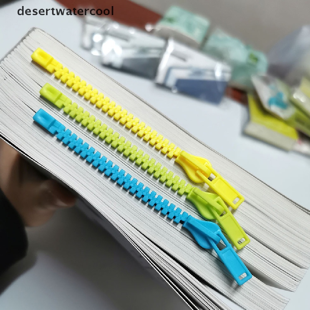 Deid Kreatif Zipper Bookmark Penanda Buku Membaca Notepad Menandai Alat Tulis Siswa Martijn