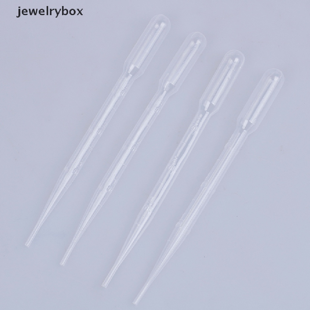 [jewelrybox] 4pcs Pipet Plastik 3ml Untuk Modelling dropper  Butik