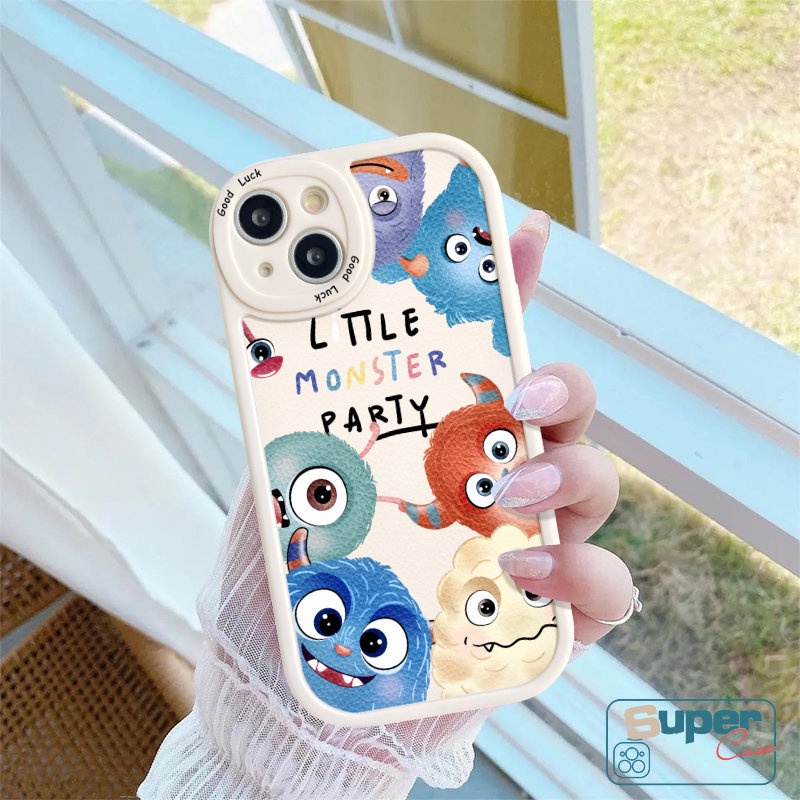 Kartun Lucu Sekitar Monster Kecil Pasangan Ponsel Case  Infinix Hot 10T 10s 11s 9 10 11 Play Hot 10 Lite Note 8 Smart 5 6 Trendi Hokage Uzumaki Naruto Uchiha Sasuke Lembut Tpu Cover