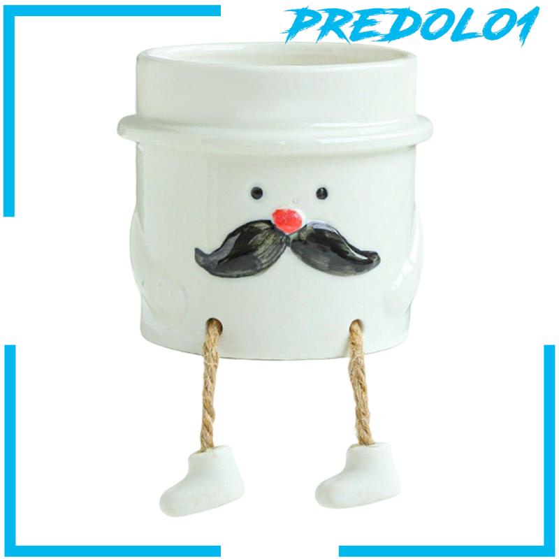[Predolo1] Pot Bunga Silinder Modern Pot Bulat Planter Untuk Rumah Tanaman Indoor Desktop