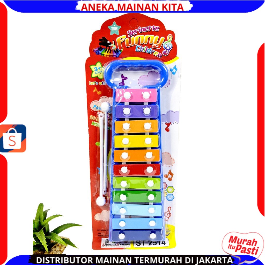 ( BISA COD ) PROMO ST2514 Mainan Anak Musik Pukul KIDS XYLOPHONE / funny xylophone Gamblang Xilophone Kolintang Kulintang