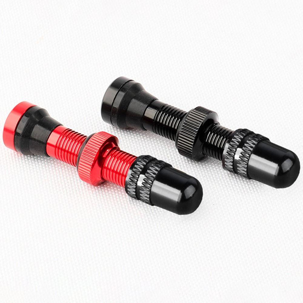 R-FLOWER 1/2pcs Schrader A/V Klep Tubeless Velg CNC|Presta Valve Ban Sepeda Jalan MTB