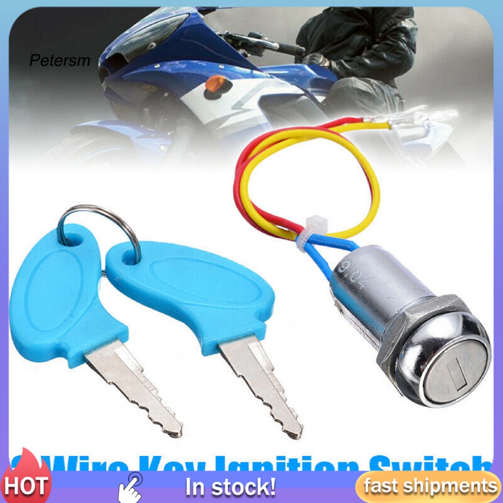 Pp 1set Saklar Pengapian Ringan Untuk Motor Metal Ignition Key Switch Lock High Performance
