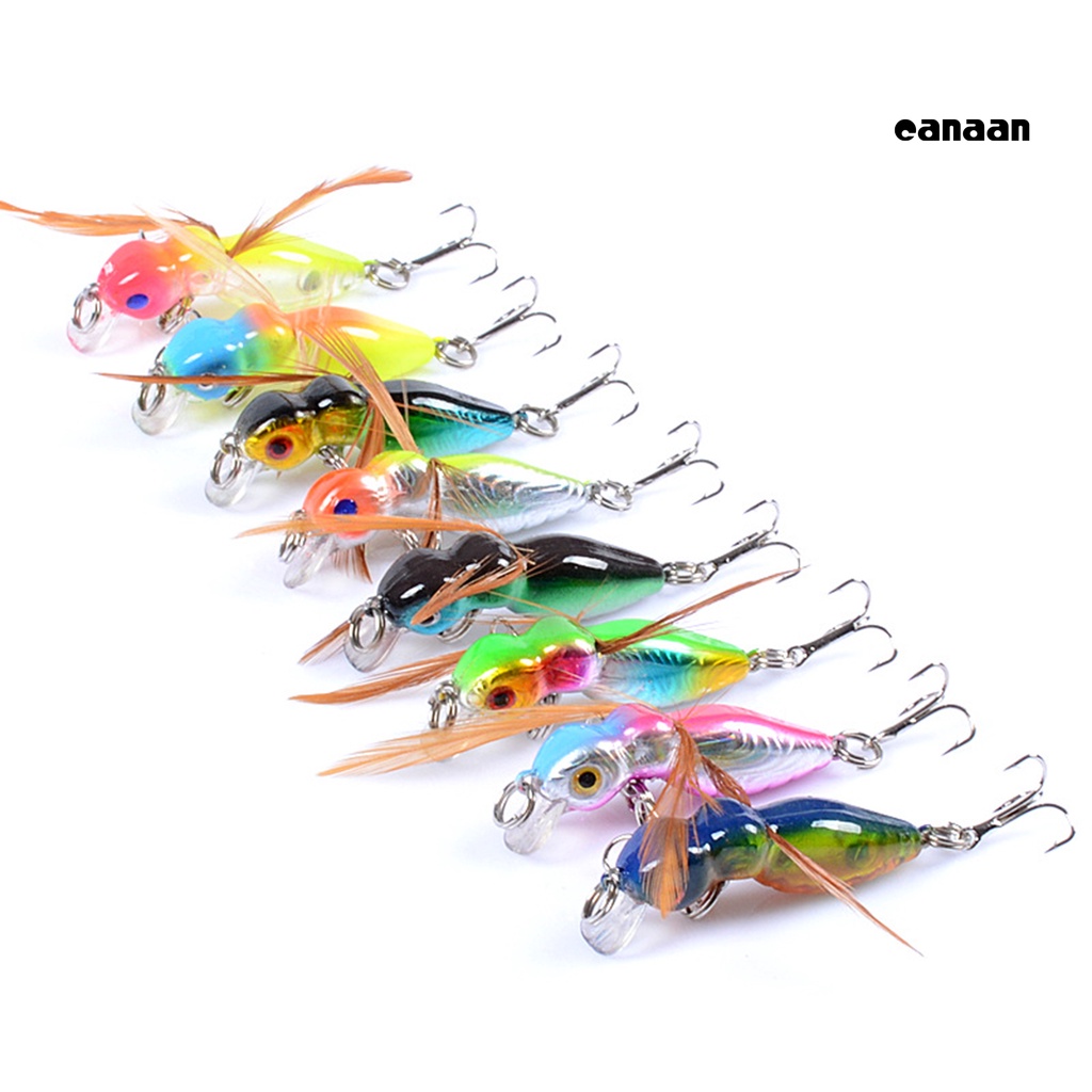 Cnn-4.5cm/3.4g ABS Umpan Keras Hiu Hidup Kait Anti Deformasi Ikan Kecil Umpan Perlengkapan Memancing