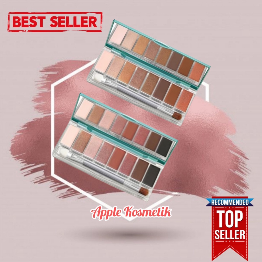 WARDAH Exclusive Eyeshadow Palette 10g - Apple_Kosmetik