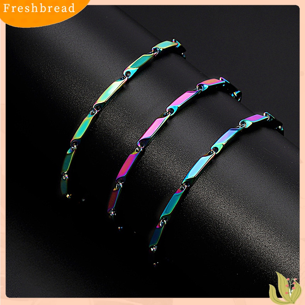 &lt; Freshbread &gt; Proses Quenching Gelang Sederhana Tidak Alergi Rantai Daun Fashion Gelang Tangan Dekorasi