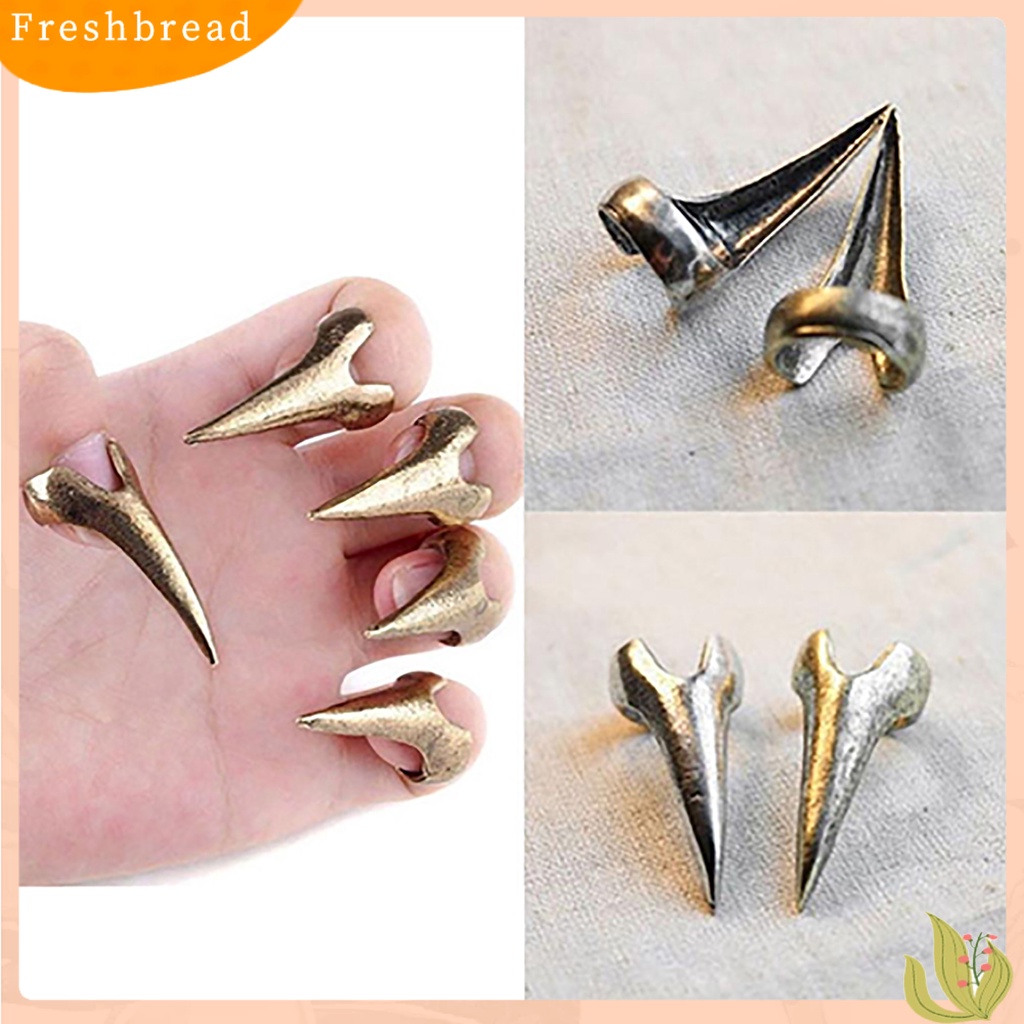 &lt; Freshbread &gt; Cincin Buku Jari Retro Perhiasan Hadiah Alloy Finger Claw Knuckle Ring Set Untuk Kehidupan Sehari-Hari