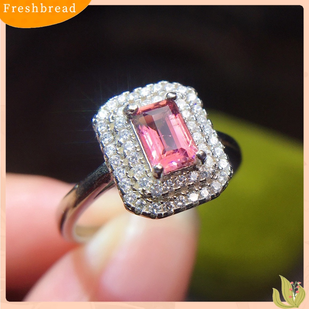 &lt; Freshbread &gt; Open Ring Indah Elegan Jari Cincin Wanita Adjustable Faux Crystal Ring Untuk Hadiah