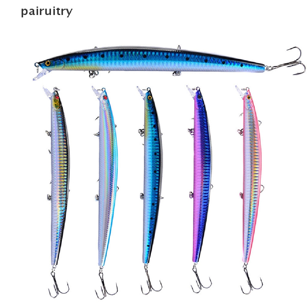 Prt 18cm 24g Besar Panjang Ikan Kecil Laut Memancing Umpan 3D Mata Kail Kuat Umpan PRT