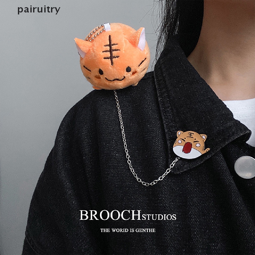 Prt Boneka Hewan Bros Liontin Kartun Panda Pin Lencana Aksesoris Untuk Pria PRT