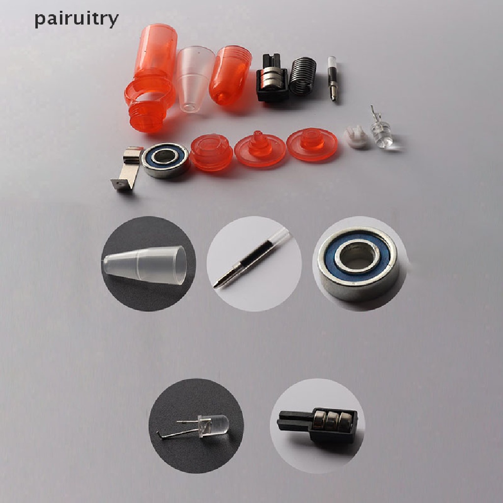 Prt Baru 2in1 Tangan Spinner Lampu PEN LED Fidget Spin Autism Gyroscope Glow dark PRT