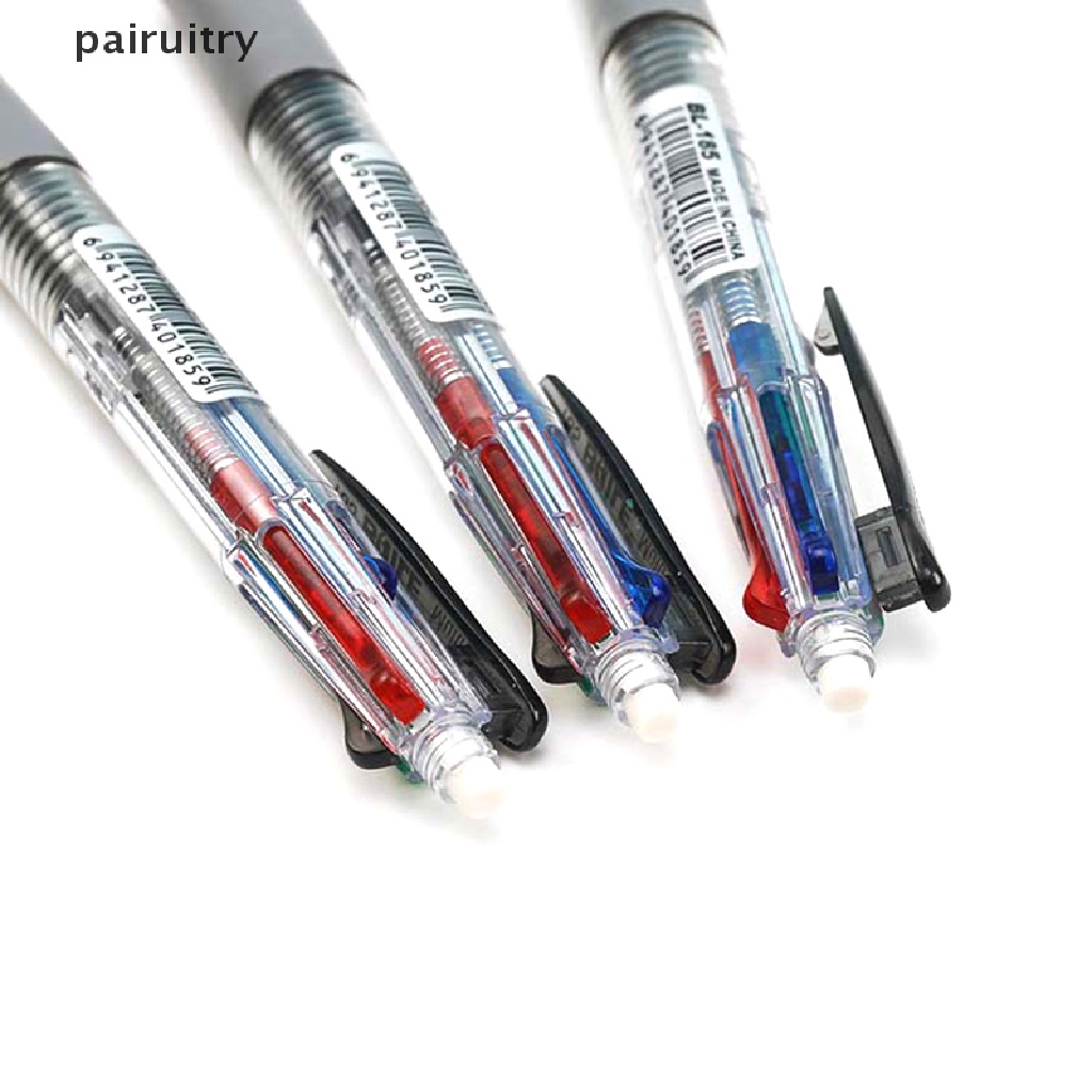 Prt 5in1 Multicolor Bolpoin Kreatif 4warna Ball Pen Refill Dan Pensil Lead Pen Kantor Sekolah Wrig Supply PRT