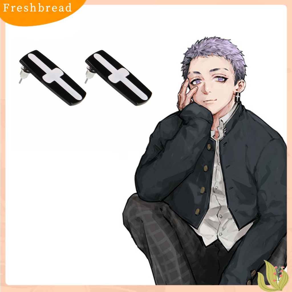 &lt; Freshbread &gt; Anting Tokyo Revengers Anime Kartun Karakter Takashi Mitsuya Ada Peradangan Drop Earrings Jewelry