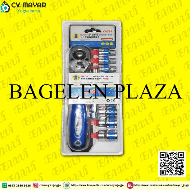 Diobral Kunci set sock 12p Cmart