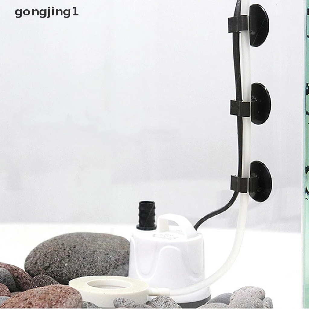 Ggg 5PCs Aquarium Suction Cup Klip Tabung Gesper Ikan Kawat Selang Pompa Sucker ID