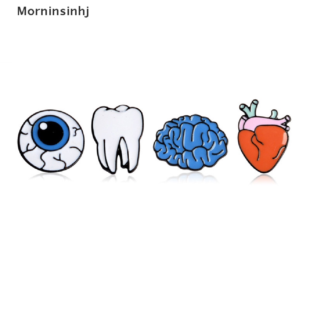 Mornin Warna Tetes Minyak Organ Manusia Bros Korsase Otak /Mata/Teeth /Heart Bros Aksesoris id