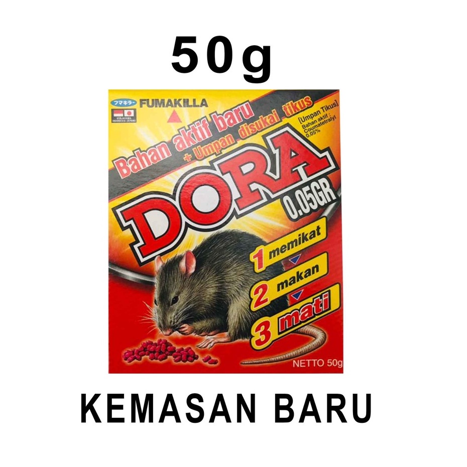 FUMAKILLA DORA RACUN TIKUS 50g/ 100g/ 200g