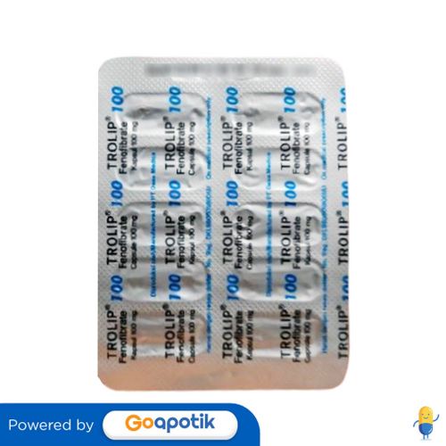 TROLIP 100 MG STRIP 10 KAPSUL