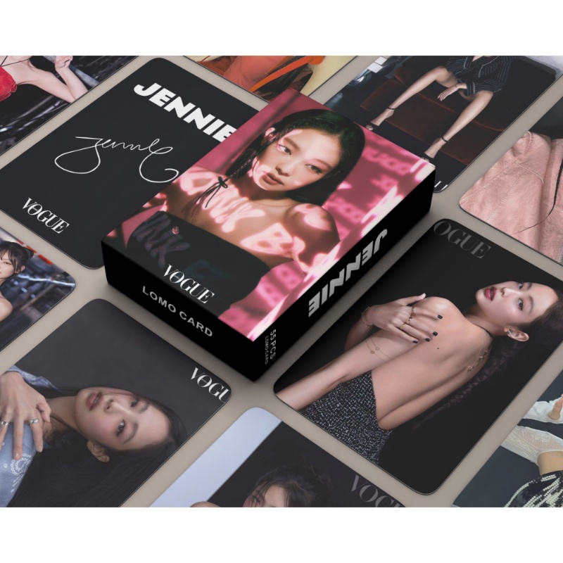 Kpop 55pcs/Set Kartu Lomo Photocard Korea ldol 2023 Blackpink JENNIE ROSE JISOO LISA Photocards Album HD Lomo Card for Blink Blackpink