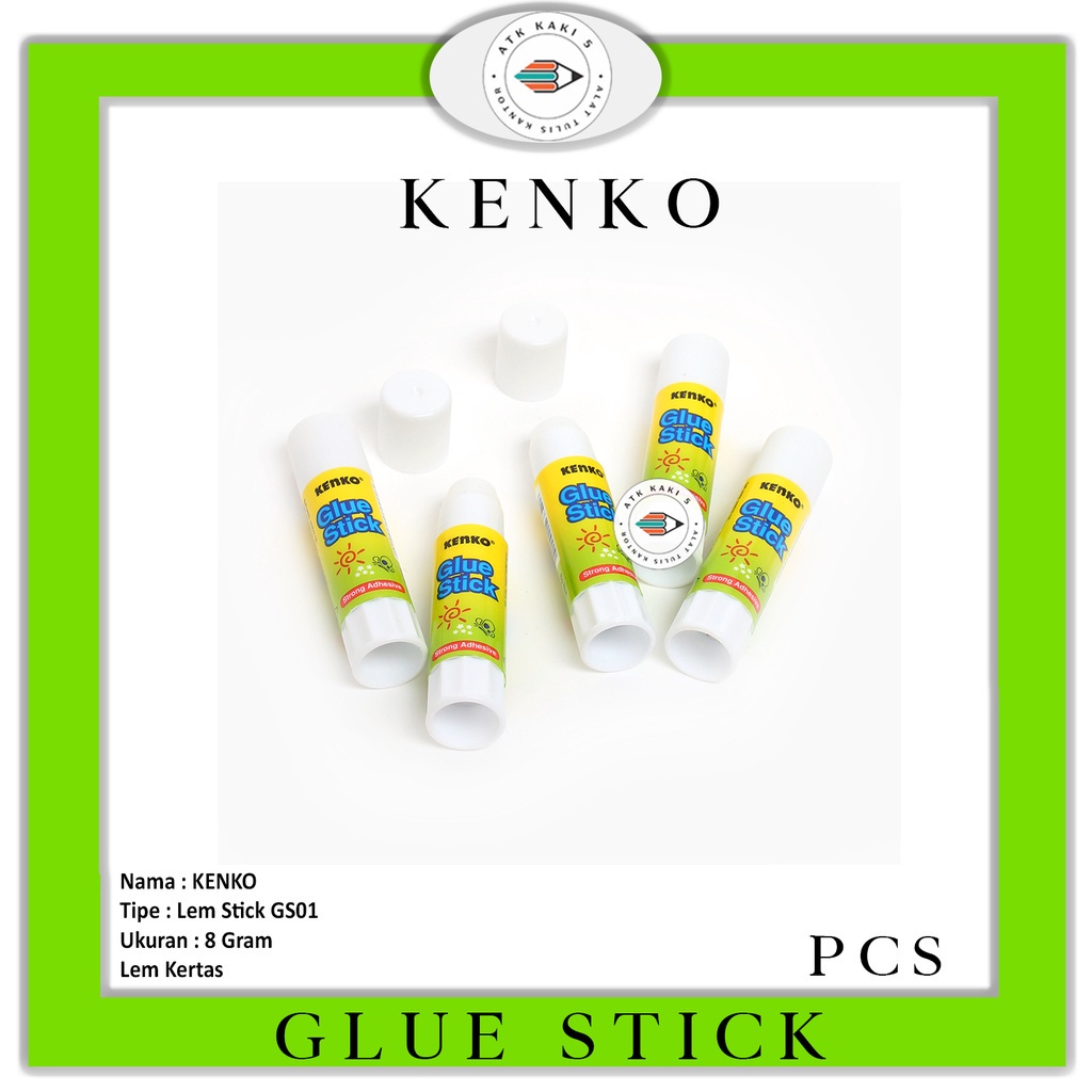 

Kenko - Lem Kertas - Glue Stick 8 gram - Pcs